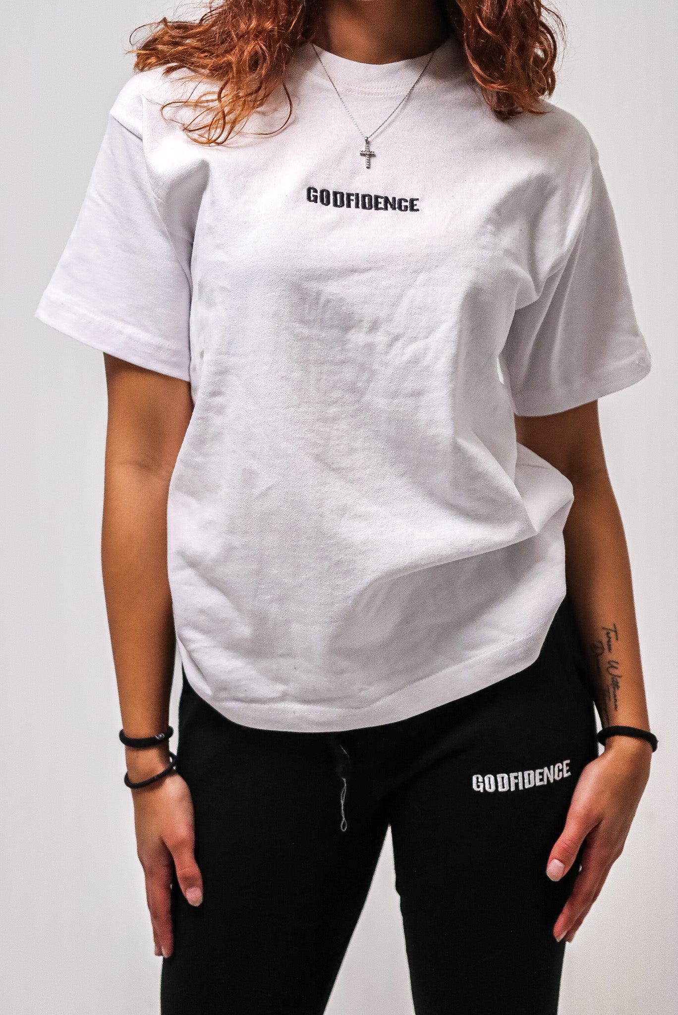 Customize-able Godfidence basic tee